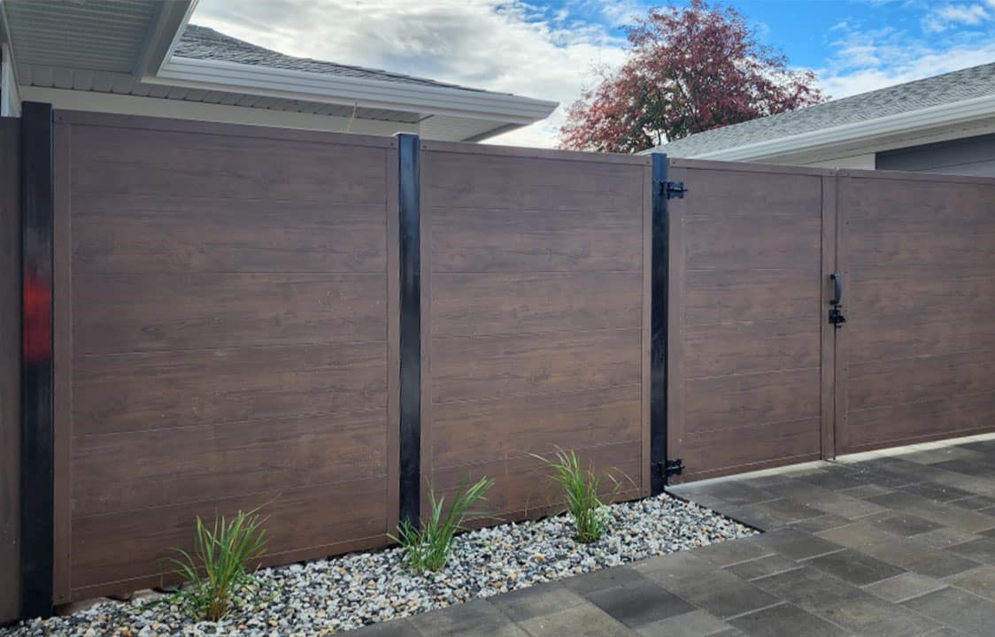 Sound barrier fence project